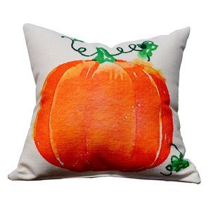 USA Made Halloween Pumpkin Throw Pillow Decor